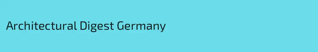 Architectural Digest Germany